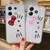 Чехол для Xiaomi Redmi Note 14 Pro Plus Note 13 13C 12S A4 11S 9 10 10S 11 14C 12 Мягкая накладка на телефон Sanrio Hello Kitty