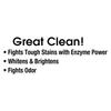 Премиальный стиральный порошок Premium Clean Original 132 унции 100 стирок Ферментный пятновыводитель Устранитель запаха Безопасен для холодной воды Высокая эффективность