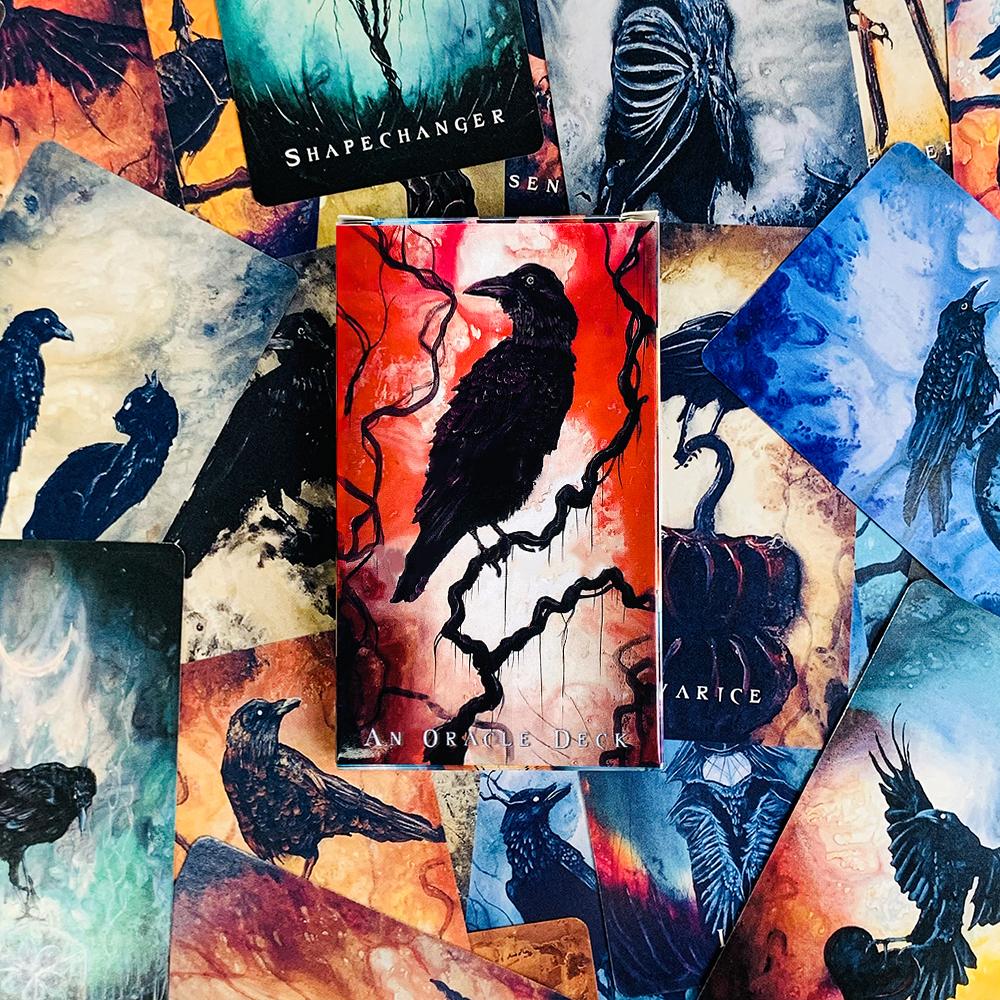 New Oracle Deck A 53 Cards Party Board Game Unique Mystic Designs, High-Quality Cardstock, Perfect For Divination & Gift Giving