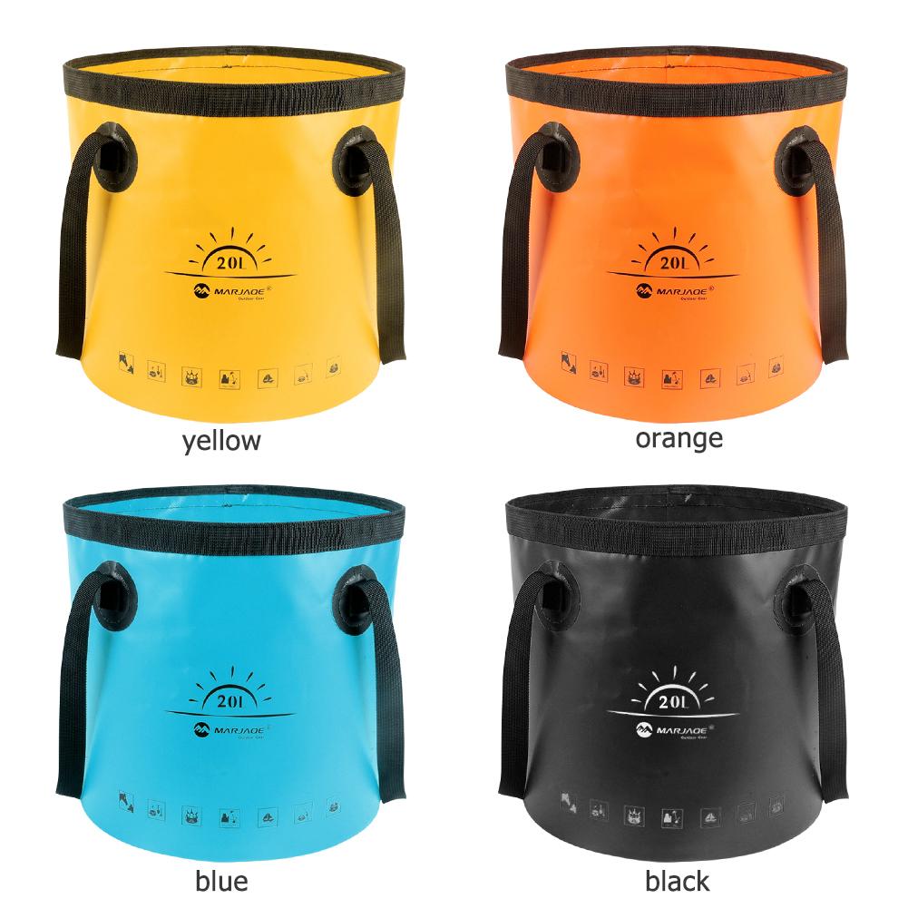 20L Fishing Folding Bucket Waterproof Camping Bucket Bag Multifunction Lightweight Fishing Bag Quick Drying for Outdoor Camping