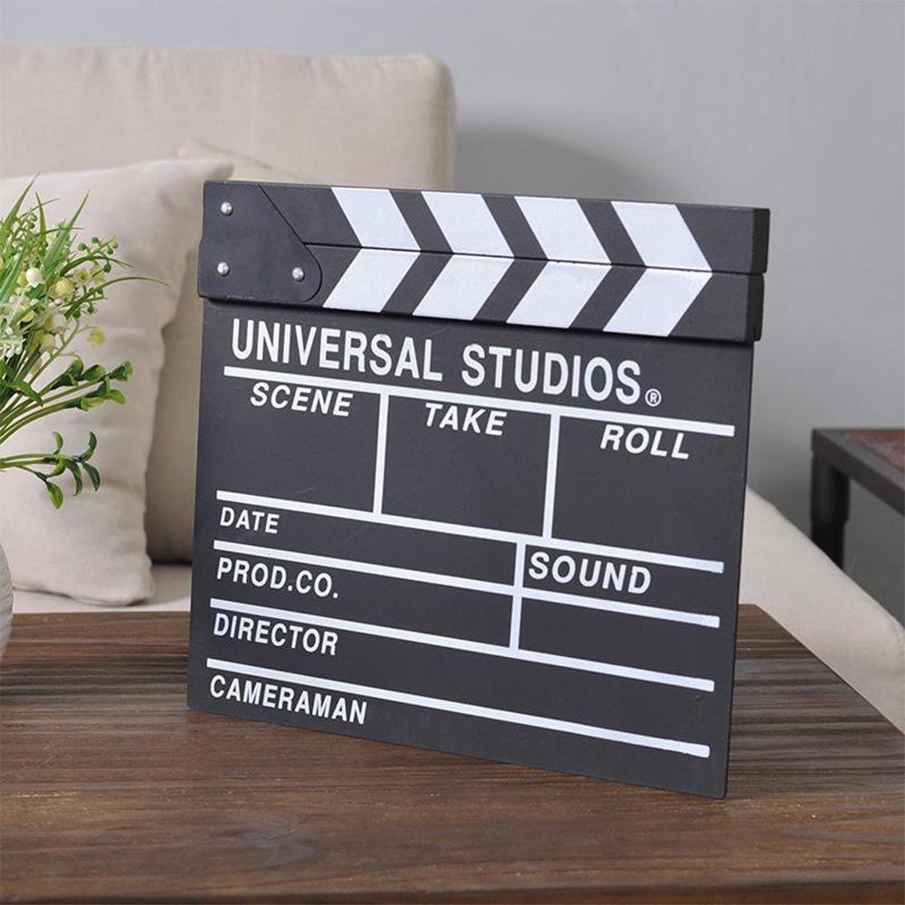 Photo Accessories Wooden Shooting props TV Film Movie Director Video Clapboard Clapper Board Slate
