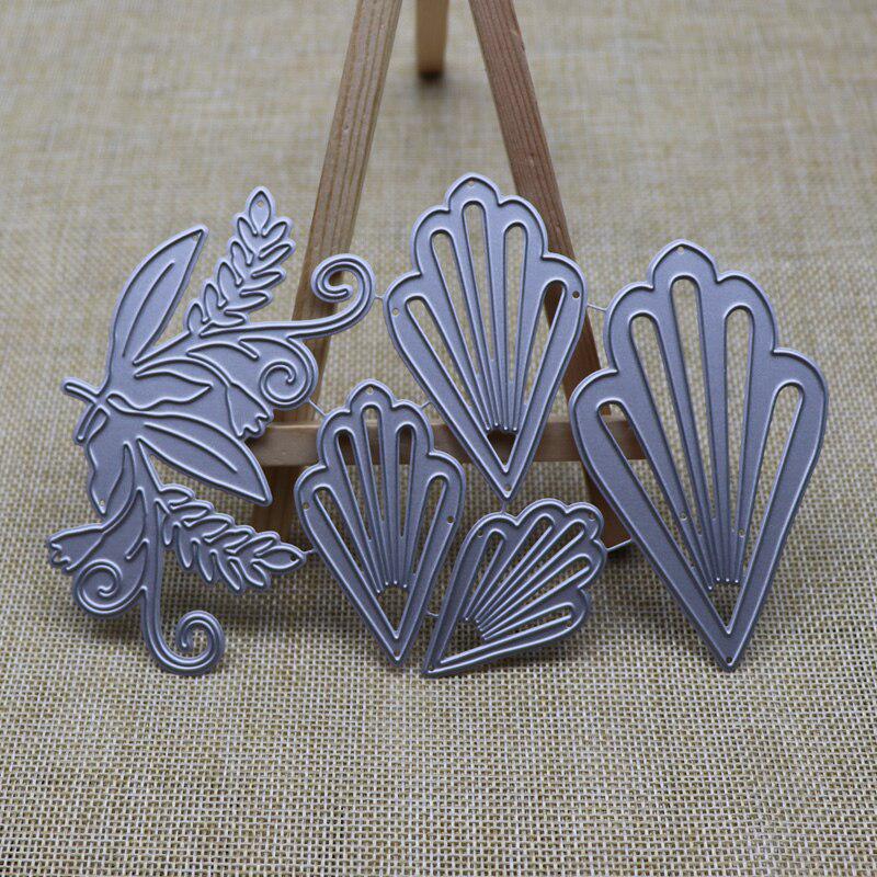 Цветок Лист Металлические Штампы Растение Сделай Сам Скрапбукинг Фотоальбом Декор Тиснение Бумага Картон Ремесла