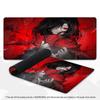 Gaming Large Premium Dark Red Anime Girl Mouse Pad Overlock Edge Deskmat XXL Anti-slip Rubber Keyboard Table Mats For Gamer PC