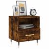 Maison Exclusive - Tables de chevet 2pcs chêne fumé 40x35x47,5cm bois d’ingénierie