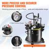 Spray Paint Pressure Pot Tank 20L/5gal with Casters Leak Repair Sealant