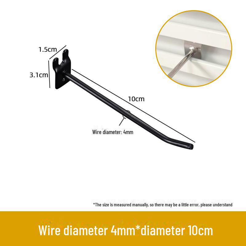 Decorative Aluminum Alloy Slot Plate Hook