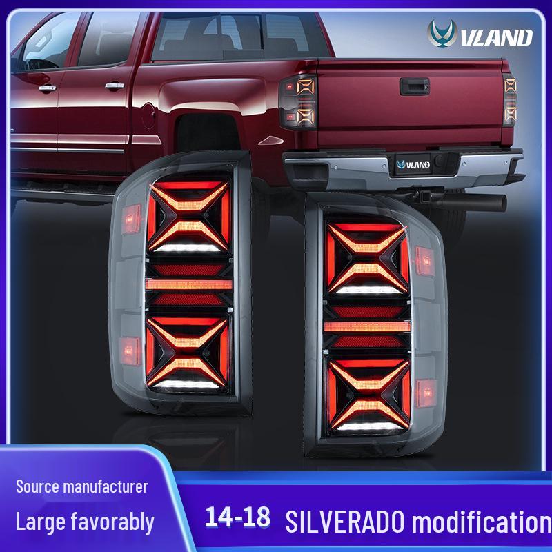 Светодиодный задний фонарь в сборе для 2014-2018 Chevy Silverado Модификация стоп-сигналов