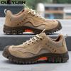 Oulylan Summer New Unisex Safety Shoes Men Work Sneakers Indestructible Safety Boots Women Shoes Men Steel Toe Shoes Sport Style