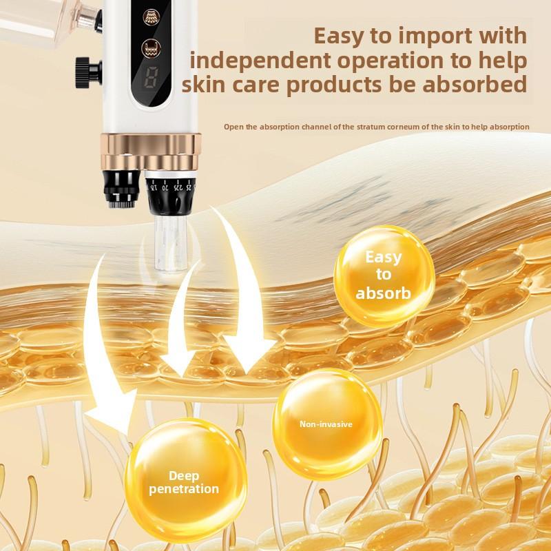 Новый микрокристаллический кислородный инъекционный инструмент, введение в водный свет эмбриона лифтинговый косметический инструмент