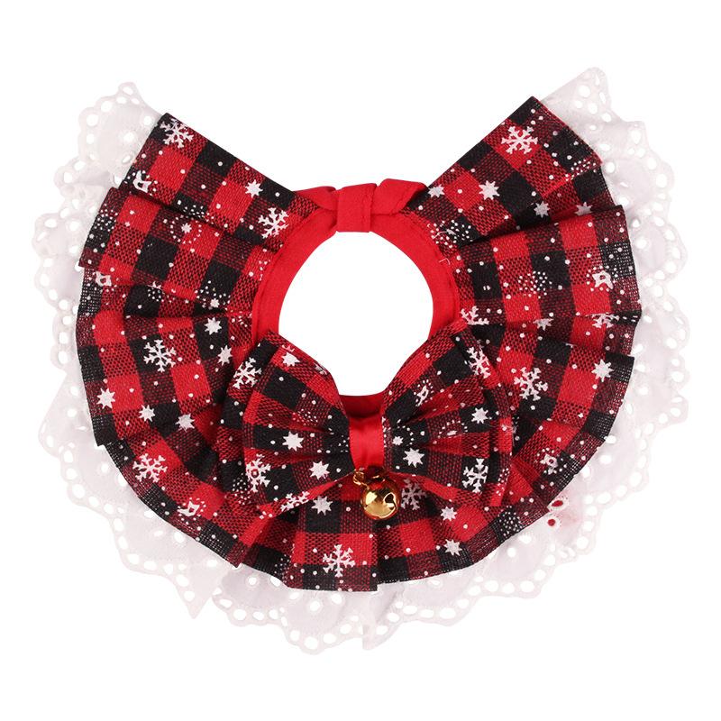 Хэллоуинские салфетки для слюны питомцев, трикотажные украшения из ткани и кружева, ошейники для кошек и собак, шарфы для котят, шарфы для питомцев