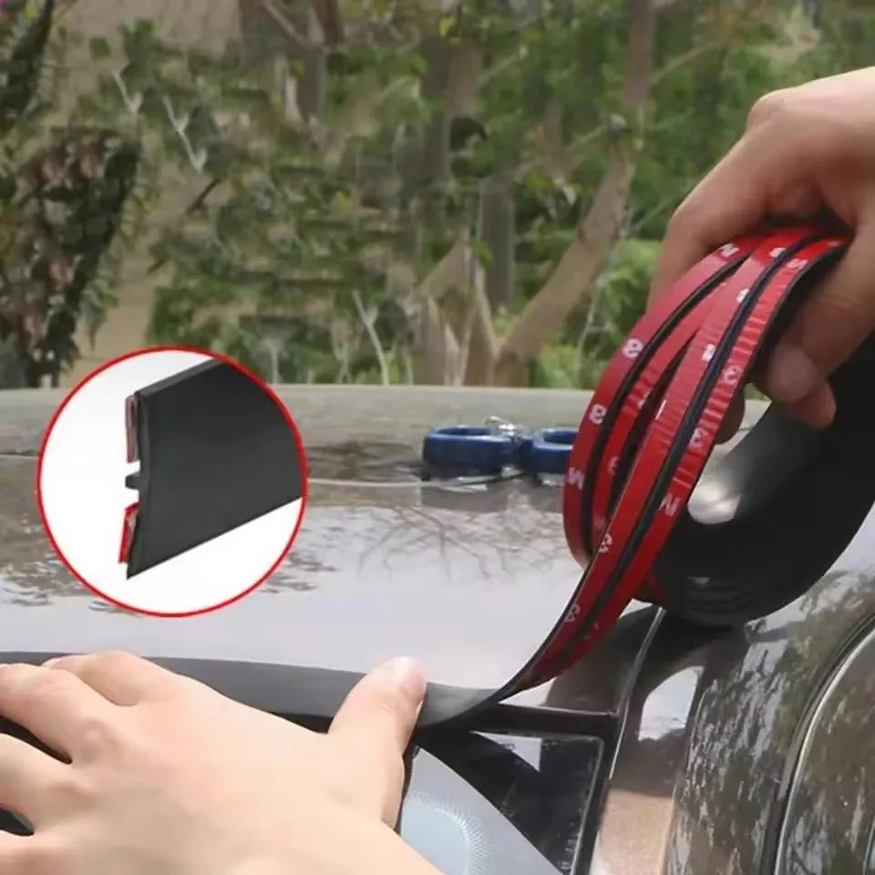Xiaomi 2M Rubber Car Seals Edge Sealing Strips Auto Roof Windshield Sealant Protector Window Seal Strips Sound Insulation Tape 14/19mm