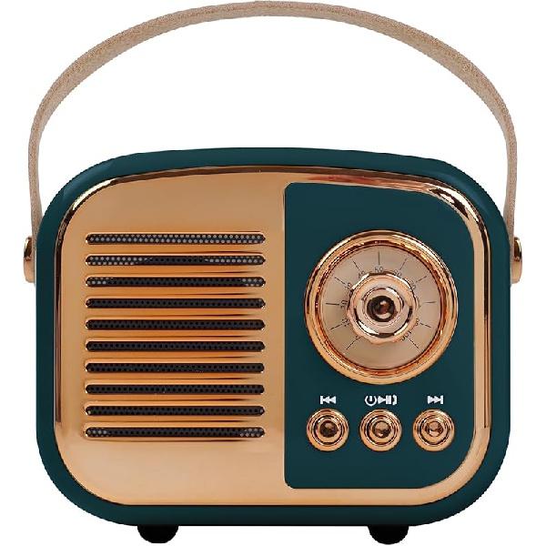 Ретро Bluetooth-динамик, винтажный беспроводной динамик, портативное мини-радио в старомодном стиле, поддержка сопряжения TWS для iPhone, устройств Android