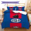 SAN LORENZO Pattern Bedding Set Quilt Cover Pillowcase Home Decor Gift (1 * duvet cover + 2 * pillowcase, without core)