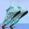 New Football Shoes Men's High-top Adult AG Spikes Artificial Grass Game Training Shoes C Romesi Sneakers Broken Nails