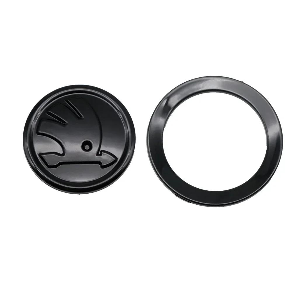 WMZW4 Automobile ABS steering wheel badge is suitable for Skoda Octavia Scala Rapid Kamiq Kodiaq Fabia Superb Karop Accessorie
