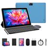 Android 15 1TB Tablet PC with and 5G WiFi 10-inch (25cm) Tablet, 64GB+12GB (3GB+9GB Expandable) / Expandable, 6000mAh, 2-in-1 Keyboard, Case, Mouse,