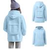 Boys Girls Children's Loose Solid Color Shirt Sweatshirt Tops