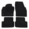 Tapis De Sol - Skoda - Fabia - Velours Noir - 4 Pièces - Ajustement Précis