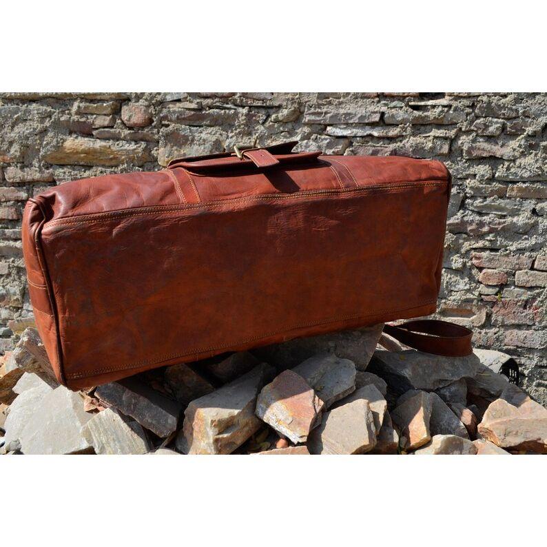 Кожаная дорожная спортивная сумка, спортивная сумка ручной работы, спортивная сумка