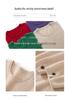 Women's 100% Pure Cashmere Raglan Sleeve Pullover - Solid Color, Round Neck, Long Sleeve, Autumn/Winter Knit Sweater.