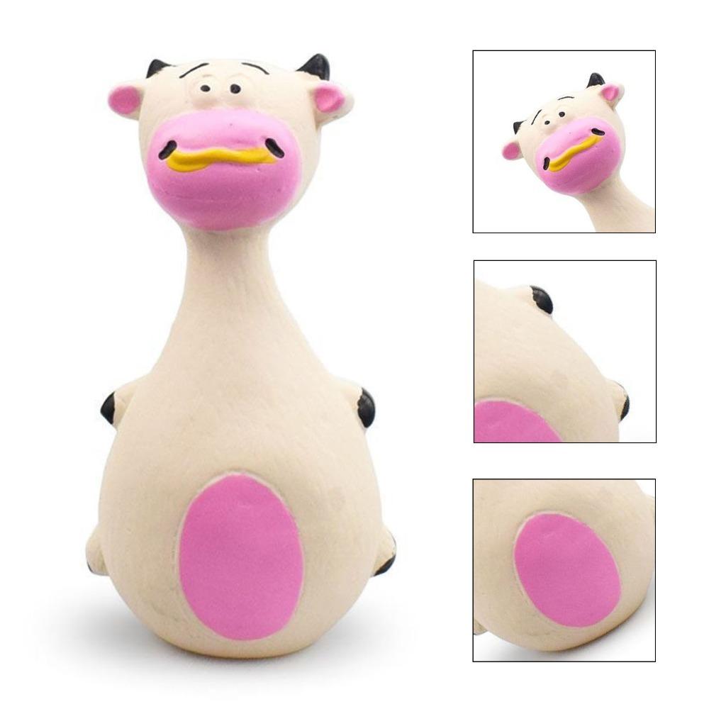 Squeaker Built-in Squeaky Chew Toy Natural Latex Interactive Dog Play Toy  Indoor Entertainment