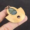 Кулон из меди с лабрадоритом, высококачественный драгоценный камень, подвески ручной работы, ювелирные изделия из меди, эффектный кулон, свадебный подарок, абсолютно новый кулон