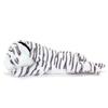 Carolata White Tiger Plush Toy Realistic Animal Toy Doll Gift Present Birthday Christmas Present (Nestling Series/Soft Touch) (Twice Tested) /