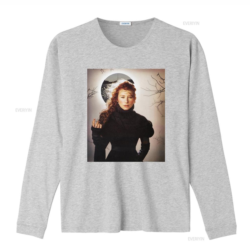 Tori Amos T Shirt vintage Washed Slightly Casual Top For Everyday Wear graphic Unisex Comfortable fashion designer clothes