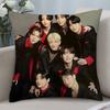 Kpop A-AteezS Наволочка Короткий плюш Наволочки Декоративные для дивана Подарок Домашний Двусторонняя печать Наволочка для подушки