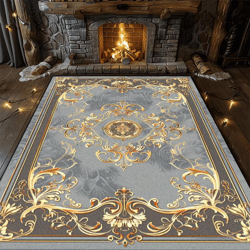 Living Room Decoration European Style Carpets Home Luxury Large Area Rug Hall Sofa Side Floor Mat Hotel Doorway Hallway Carpet