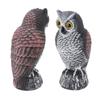 Scare Birds Away Owl Decoy Plastic Pest Control New Bird Deterrent