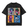 Deltarune Спамтон Винтажная Забавная Графическая Печать Футболка Мужская Женская Свободная Хлопковая Футболка Уличная Мода Хип-Хоп Стиль Свободные Топы