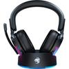 Игровая гарнитура Roccat Syn Max Air Черная для ПК, PS5, PS4, Switch, 3D-аудио