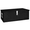 VidaXL Storage Box Black 80x39x30 Cm Aluminium 152253