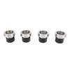 4Pcs Boat Trailer Bearing Protector Cap with Dust Cover 2.717 Inch Stainless Steel Enhanced Shield Bearing Protector
