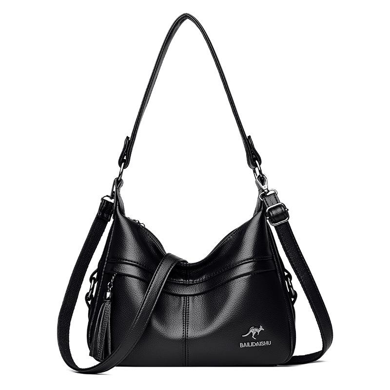 Новая женская сумка через плечо, сумка через плечо, большая вместимость, универсальная, модная, высококачественная сумка-тоут