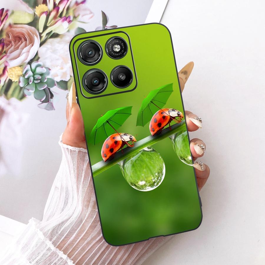 Casing For Motorola Moto G67 Power Aesthetic Cartoons Soft silicone Phone Case Back Cover for MotoG57 Power G 67 Power TPU Shell
