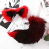 Women Erotic Cosplay Sex Costume Set Tail Metal Anal Butt Plug Toys with Faux Fur Animal Ears Headband Adults Sex Game