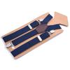 Stylish 2.5cm Unisex 3-Clip Adult Suspenders