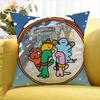 Cartoon JJoguman SStudio Various Sizes Square Pillow Case For Car Home Bedchamber Decor