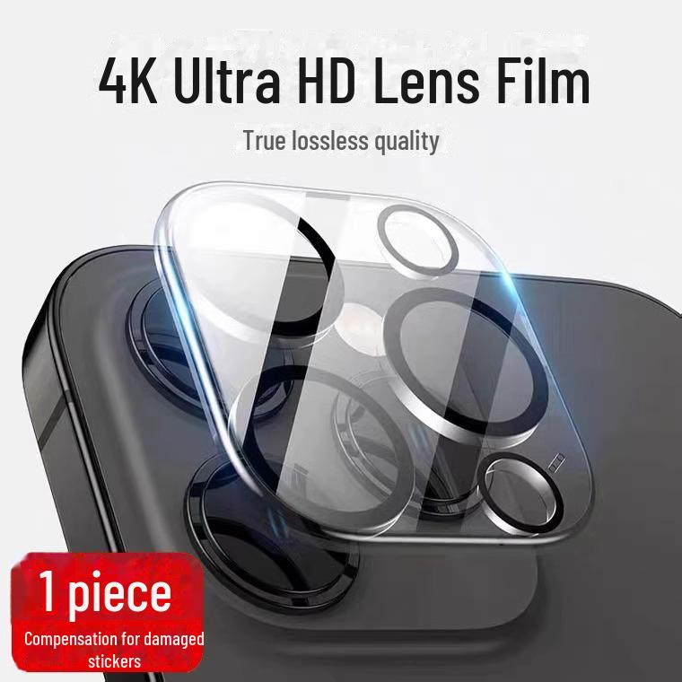 Apple 15 Lens Film iPhone 13/14 Pro Max Camera Screen Protector for Full Coverage