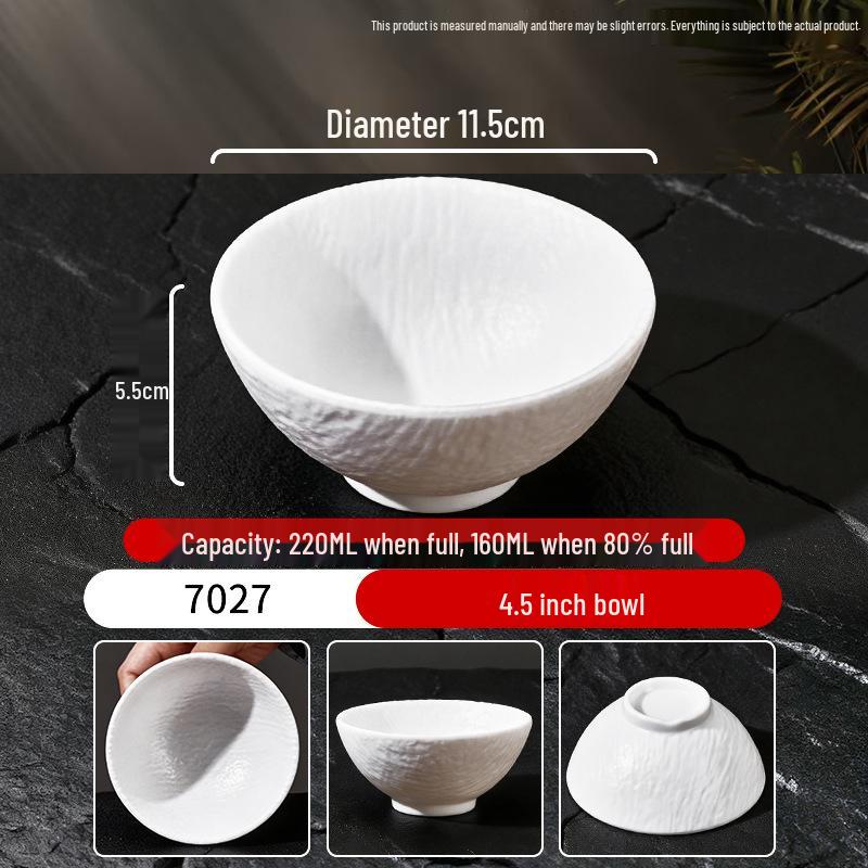 Набор из миски для риса и блюдца для соуса в стиле меламиновой керамики