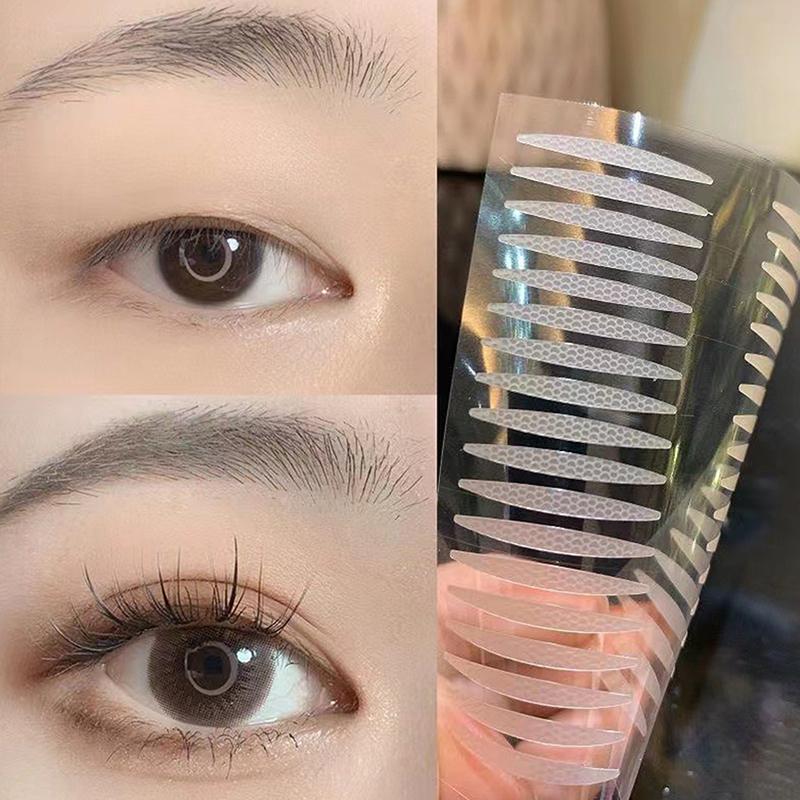 Невидимая двойная наклейка для век Кружевная полоска для подтяжки век Прозрачная марлевая сетчато-кружевная лента Самоклеящиеся наклейки Инструменты для подтяжки век