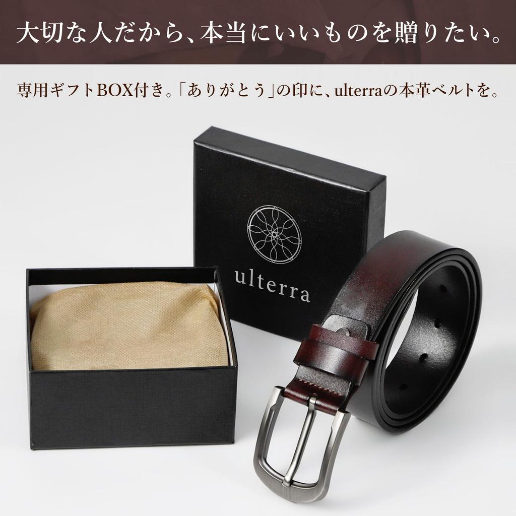 Натуральная кожа Сделано в Повседневный Крутой Коричневый Стильный Кожаный Повседневный Ремень [ulterra] Ремень, Япония, Мужской Бренд, Коричневый, 120 см, Пряжка,