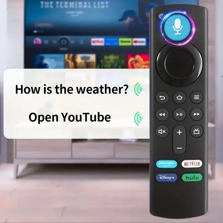 Сменный пульт дистанционного управления с голосовым управлением для Fire Stick TV 3-го поколения Smart TV Stick 4K MAX Lite Fire Cube Remote работает с Alexa