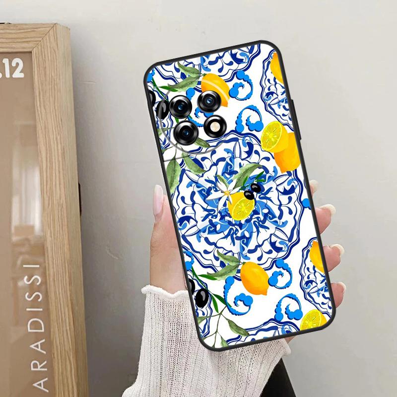 Чехол Mediterranean Lemon для OnePlus Nord CE 4 3 2 Lite 2T N10 N20 N30 OnePlus 12 11 9 10 Pro 8T 10T 12R Cover