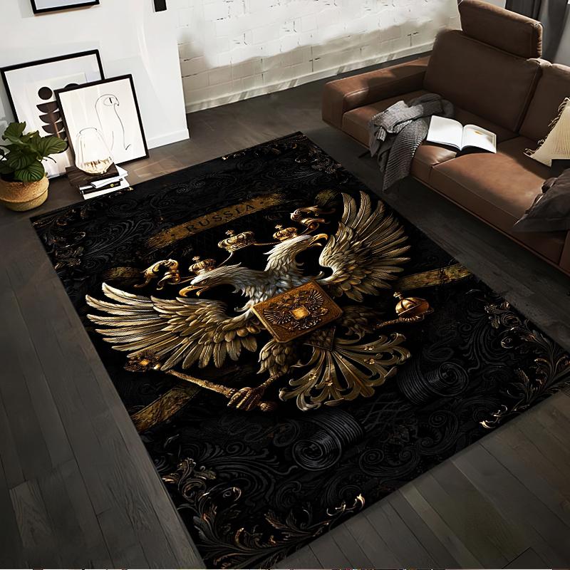 Ancient Script Tree Design Rug Non-slip rug suitable for living room and bedroom sofas