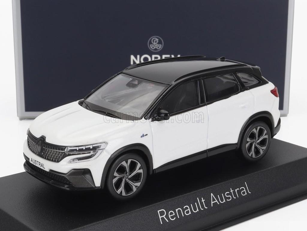 Norev Renault Austral Miniature Car 1/43 RENAULT AUSTRAL ESPRIT ALPINE 2022 (White Pearl)