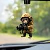New Cute Monkey Photographer Acrylic Keychain Multifunctional 2D Charm Car Rearview Mirror and Backpack Decoration