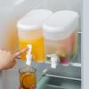 Water Dispenser with Faucet High Temp Resistance Iced Tea Juice Jug for